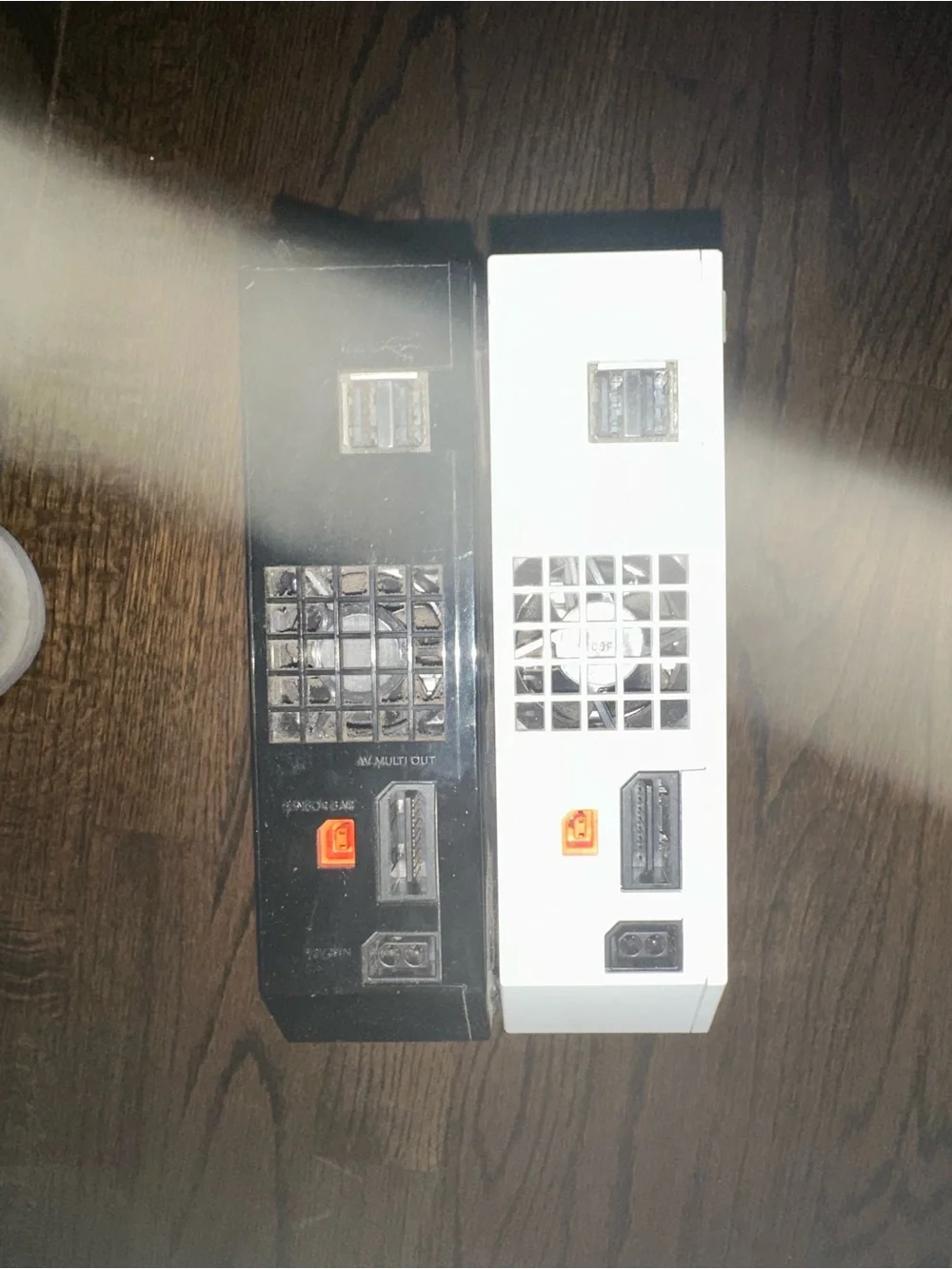 2 Nintendo Wii Consoles - Black and White (Read Description)